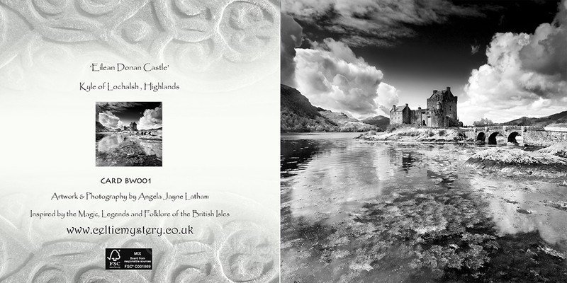 BW001 Eilean Donan Castle - Scotland in Black & White