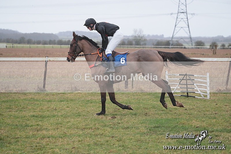 PtP 260125 501 - Cocklebarrow Point-to-Point racing with the Heythrop Hunt 26/01/25
