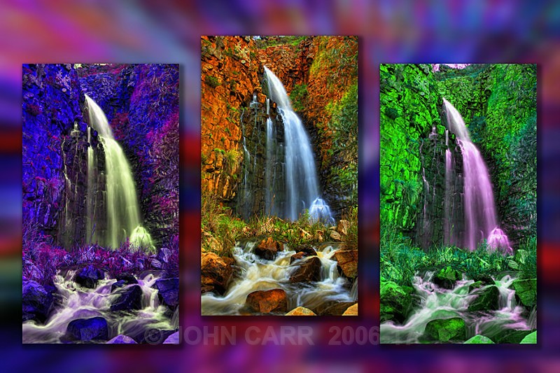 Moralta Falls Triptych-1 - MONTAGES