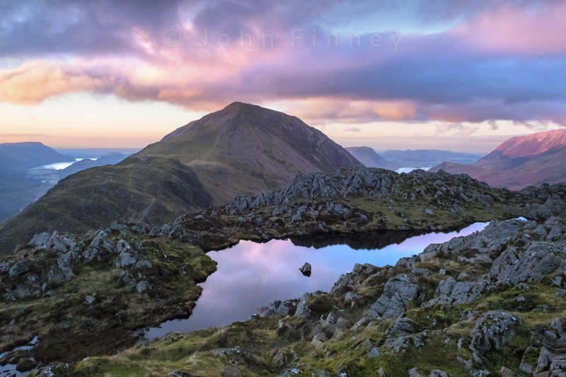 Haystacks sunset. Lake District. - Lake District & Cumbria