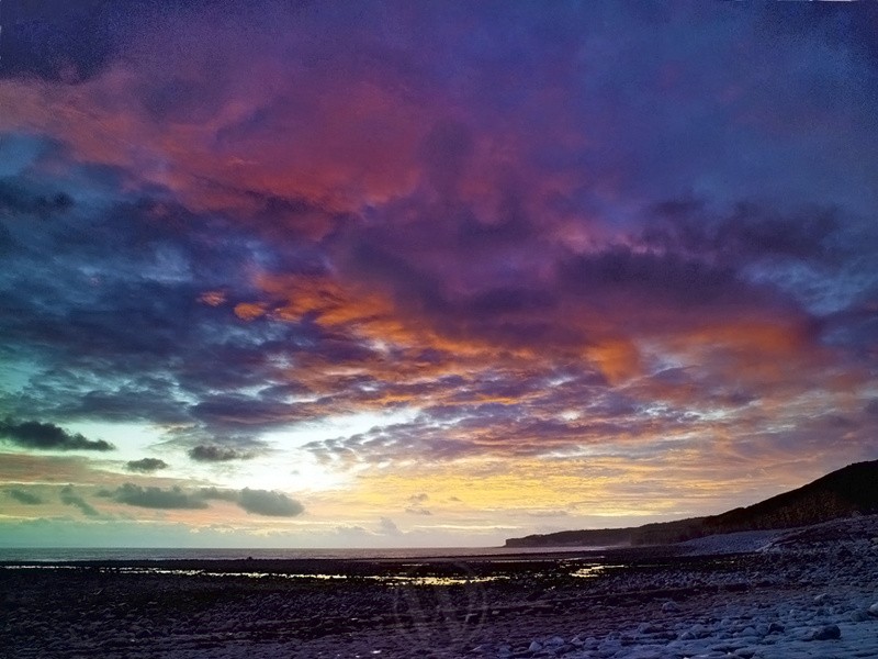 Llantwit Major Glamorganshire Wales - Sky