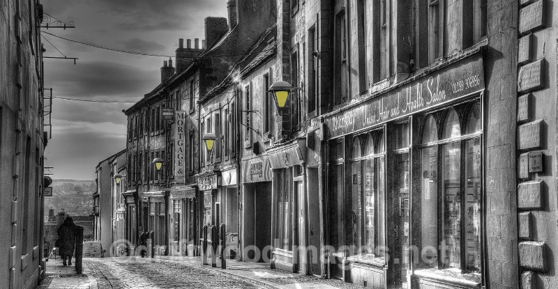Berwick West Street bw HDR lights resized - High Dynamic Range pictures