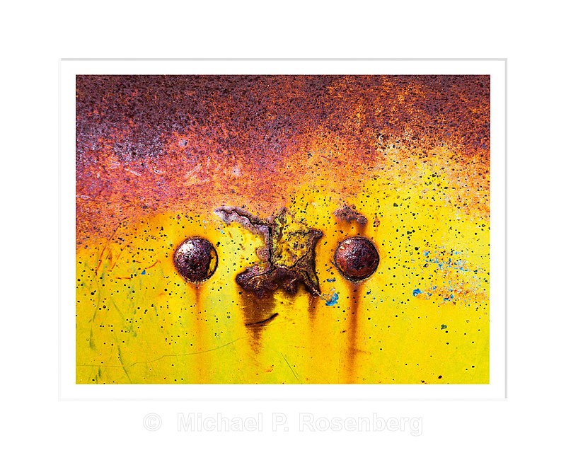 So Shiny, So Chrome: Rusted Chrome Rivets - Utah, New Mexico, Arizona, and Colorado