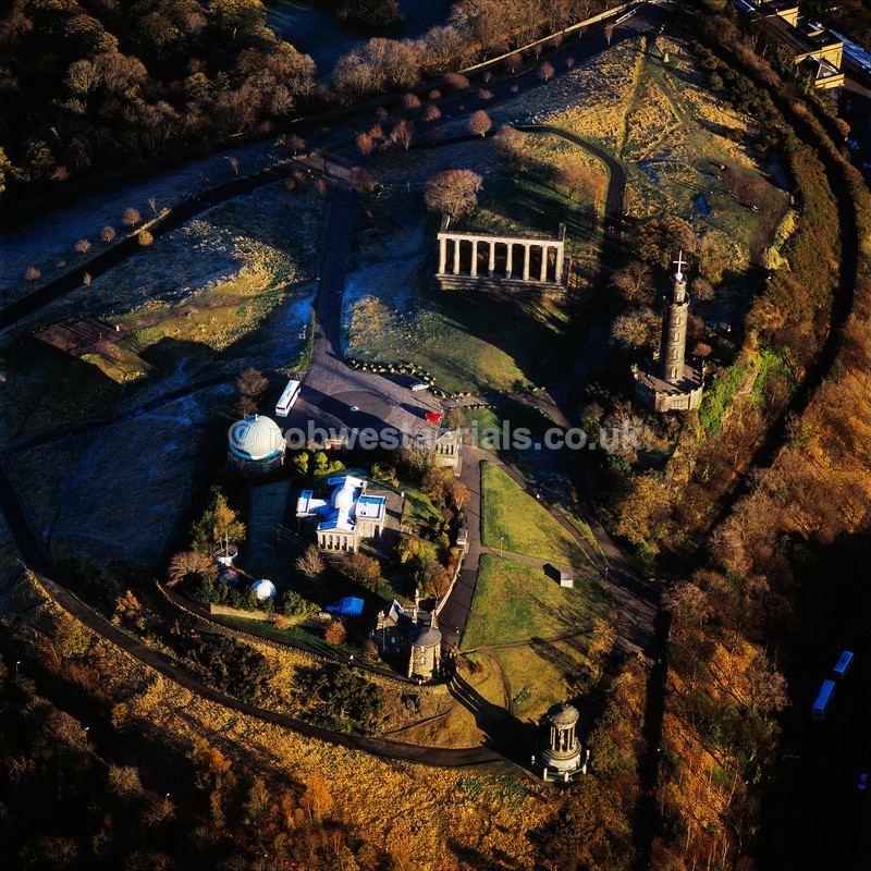 aerial pictures of Scottish cities towns tourist attractions capital monuments of Scotland