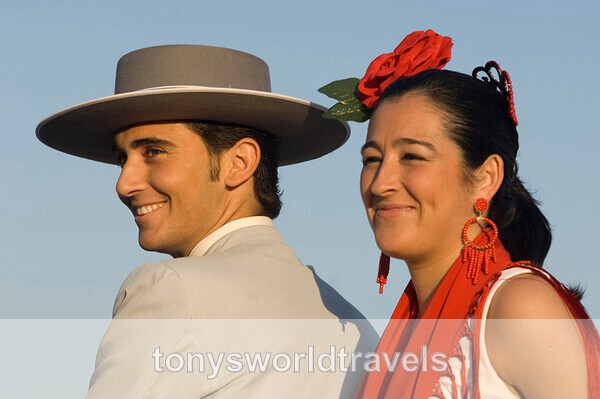 Couple Smiling Seville Andalusia Spain - Smiling faces of the World
