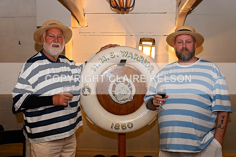 HMS PICKLE-42 - PICKLE NIGHT HMS WARRIOR 1860