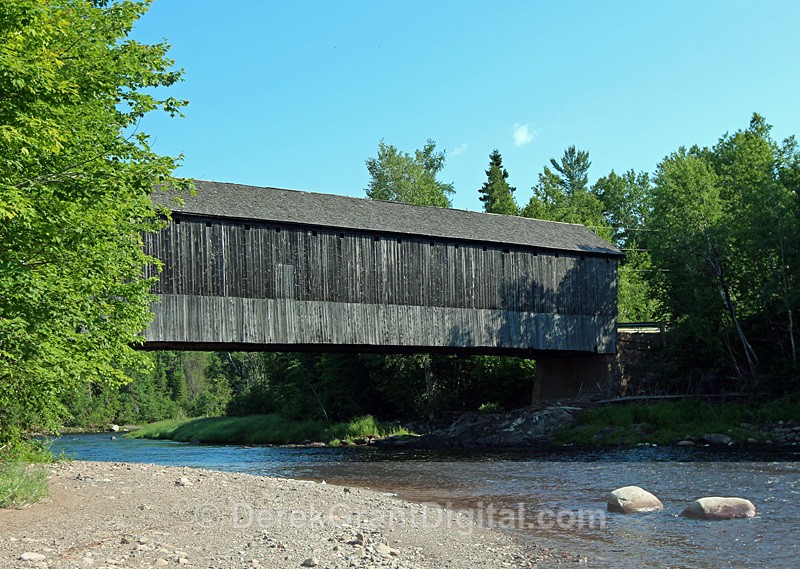 Smythe Covered Bridge Mill Settlement New Brunswick Canada - Covered Bridges of New Brunswick