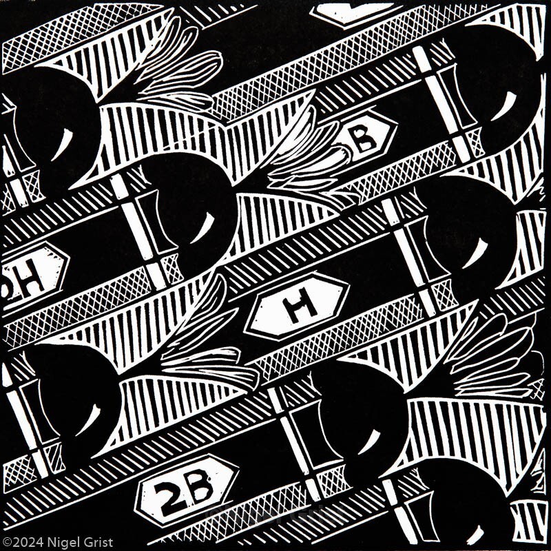 - Linocut