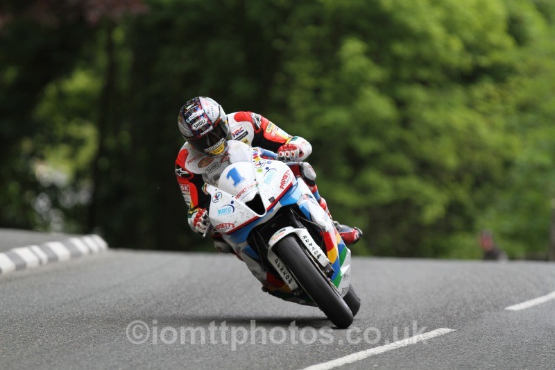 John McGuinness Honda / Valvoline Racing by Padgetts Motoc - Monster Energy Supersport Race 1