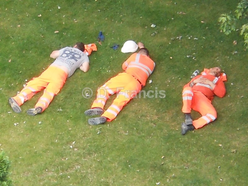 Workmen At Rest - Candid People