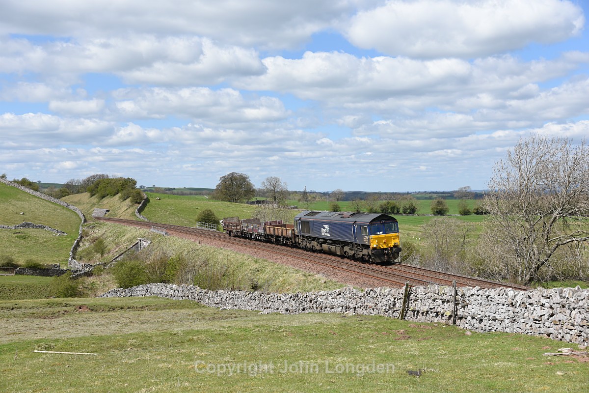 JL - 30.4.18 66424 6K05 Carlisle - Crewe, Waitby - Waitby