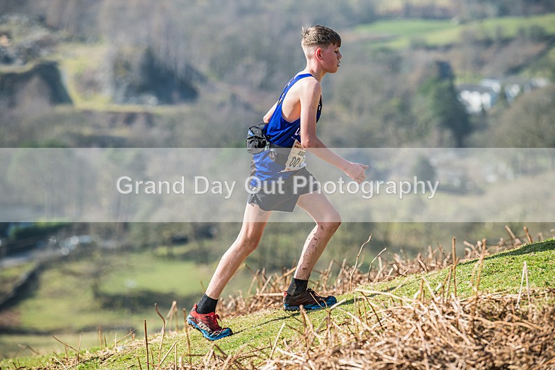 Elterwater-237 - Kendal Winter League Elterwater Under 15/17 Fell Races Sunday 9th March 2025