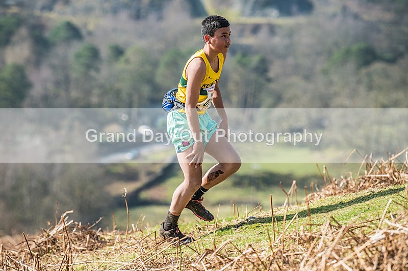 Elterwater-238 - Kendal Winter League Elterwater Under 15/17 Fell Races Sunday 9th March 2025