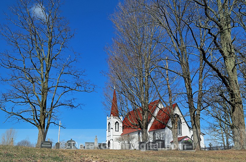 St. John's Anglican Church ~ Gagetown, New Brunswick Canada - Churches of New Brunswick