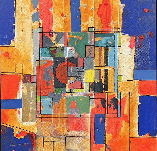 Blue and Red. 2024. - David Pettigrew D.A.