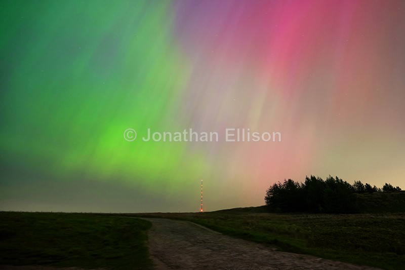 The Northern Lights Over Winter Hill - Northern Lights