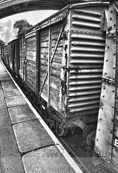 Carrages on Platform. - Digital Photo's Enhanced / Composite Photo's