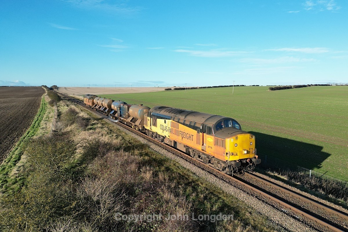 JL - 26.11.24 37116 37175 3J51 York Thrall - York Thrall, Buckton - Latest shots