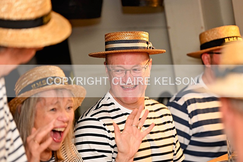 HMS PICKLE-170 - PICKLE NIGHT HMS WARRIOR 1860