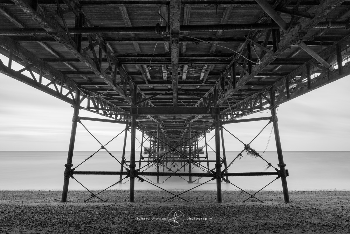 Underneath Worthing pier