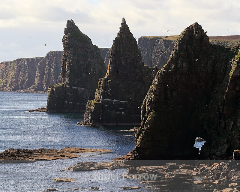 Symmetry of the Duncansby Stacks, North East Scotland - Scotland