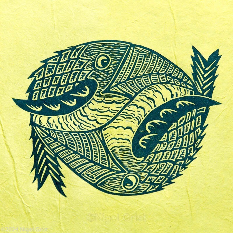  - Linocut