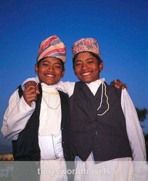 Son and Moon  Twins from Kathmandu, Nepal - Children