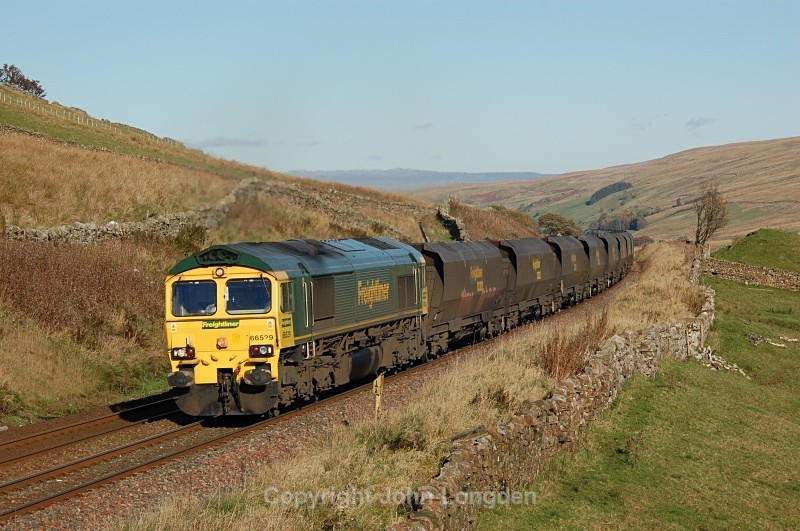 31.1.06 - 66529 6E73 Killoch - West Burton, Carr Bridge - Carr Bridge (Mallerstang)