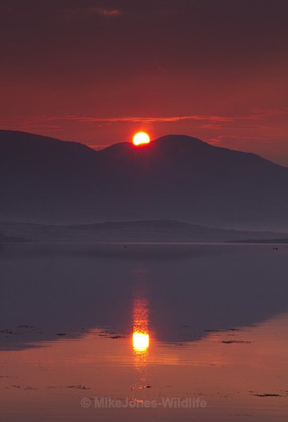 SUNRISE, LOCH SCRIDAIN, ISLE OF MULL. SCOTLAND - ISLE OF MULL LANDSCAPE PHOTOGRAPHY
