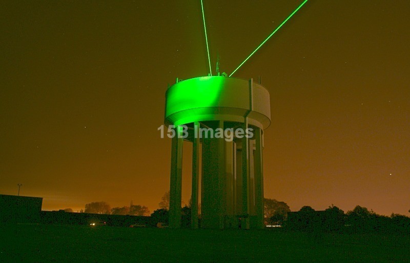 Lasers from Beanfield Tower - 180 Degrees of Light 23rd Sep/2nd Oct
