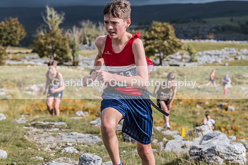 ESFRC Year 8-9-75 - English Schools Fell Running Championships Year 8-9 Giggleswick Saturday 1st October 2022