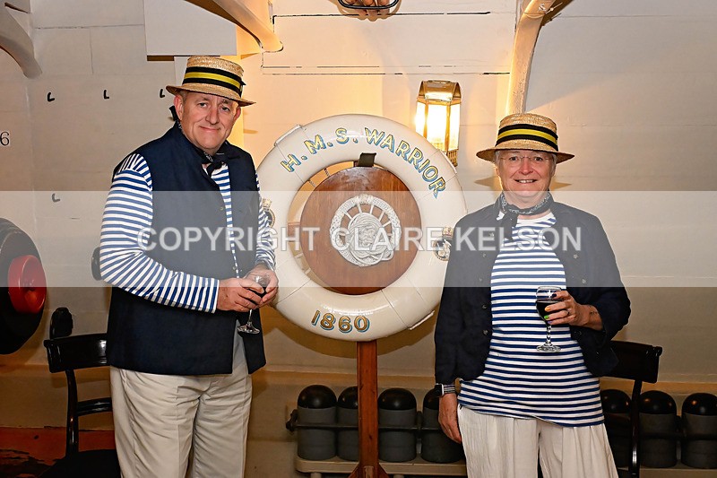 HMS PICKLE-24 - PICKLE NIGHT HMS WARRIOR 1860