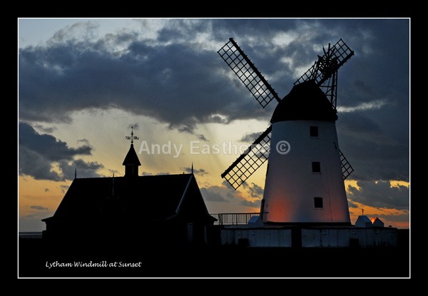 Wiindmill with Stormy Skies 2 - Lytham, Lancashire