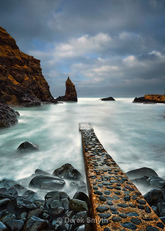 Portcoon Jetty On The Antrim Coast
