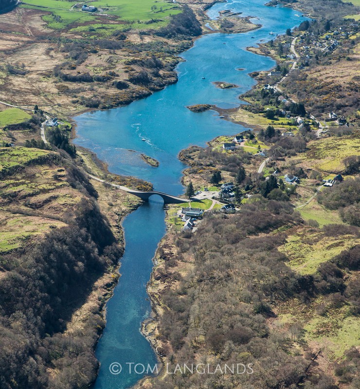 Clachan Bridge from the Air - Landscapes