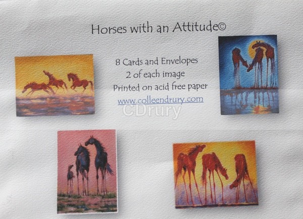 HORSES PACKAGE of  NOTECARDS - Notecard Packages (click on the image to see your options)