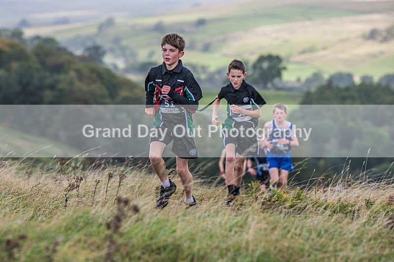 ESFRC Year 7-99 - English Schools Fell Running Championships Year 7 Giggleswick Saturday 1st October 2022