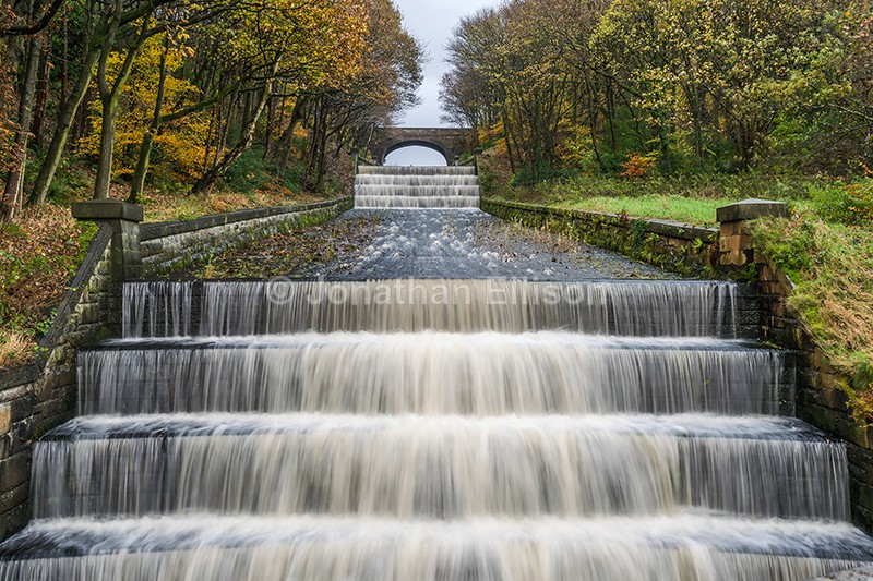 Yarrow Reservoir Cascade - Rivington And Surrounding Areas