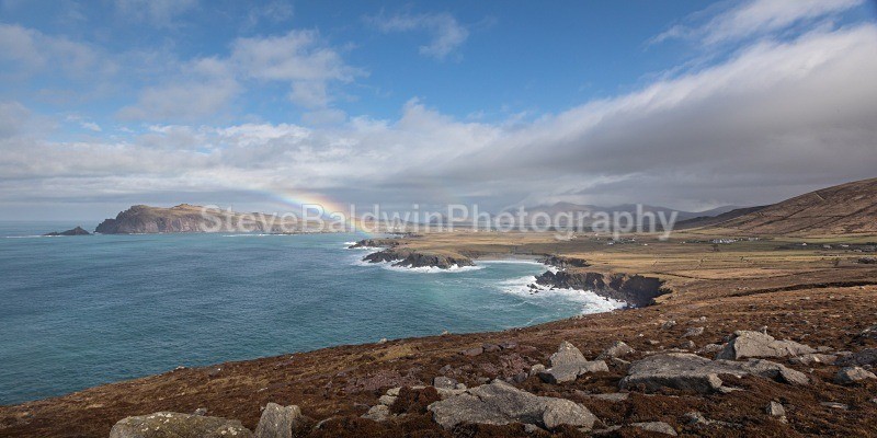 Rainbow over Clogher Beach:167E - Ireland