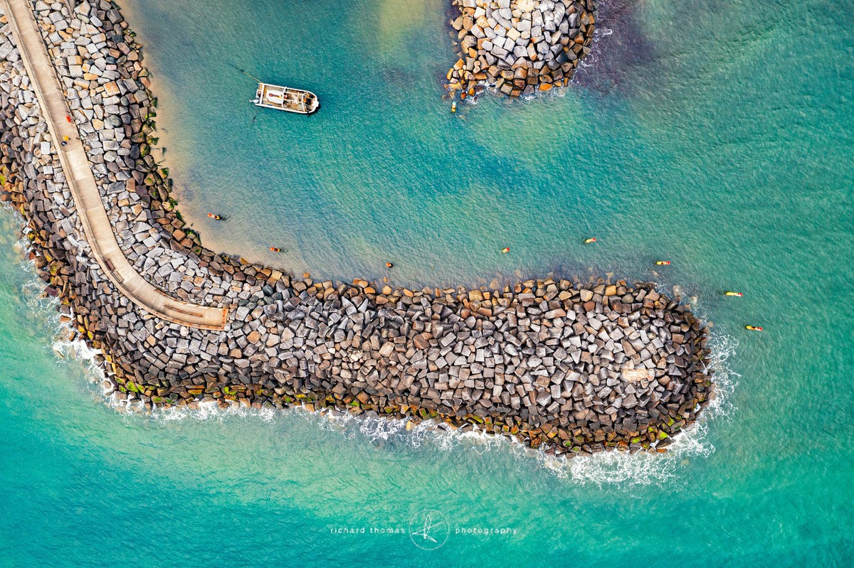 Ventnor Breakwater - FROM ABOVE