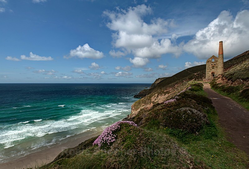 CW10 -Towanroath Engine House - Greetings Cards - Cornwall  and Devon Misc