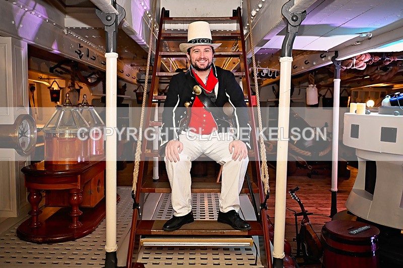 HMS PICKLE-17 - PICKLE NIGHT HMS WARRIOR 1860