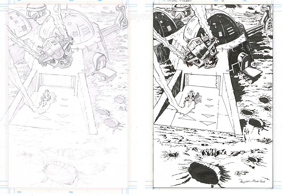 P20A Pencils & Inks - Works In Progress