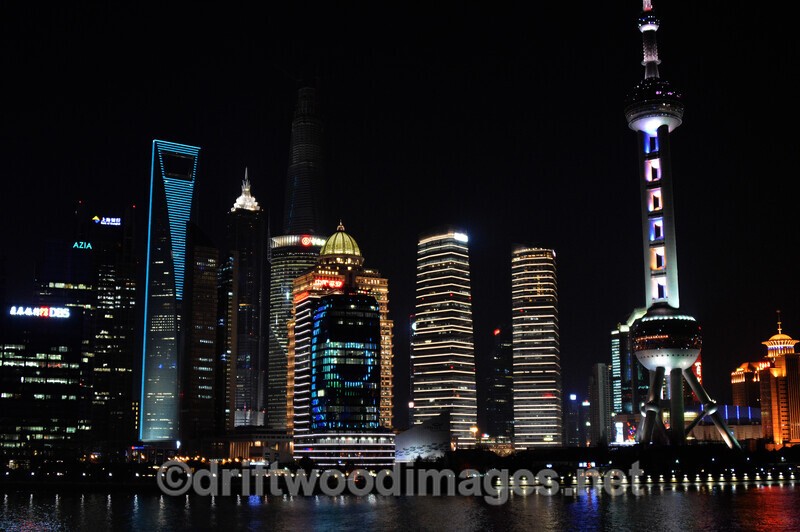 China Shanghai at night - China