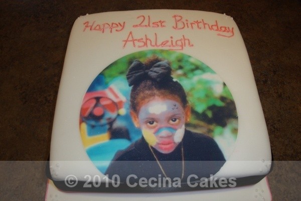 Photo cake - Celebration including Photo cake (Click on picture to enlarge)