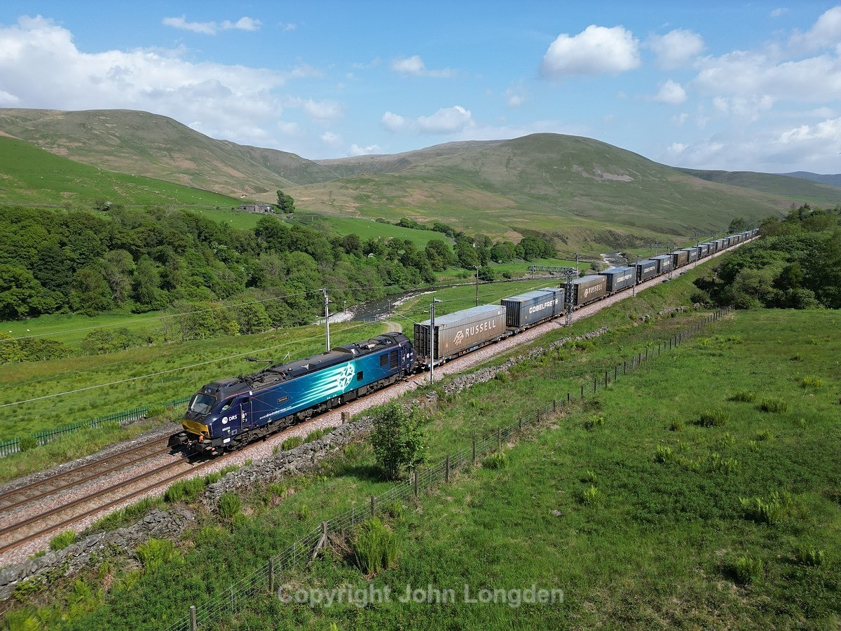 JL - 26.5.23 88003 4S44 Daventry - Mossend, Lune Gorge - West Coast Main Line (north to south)