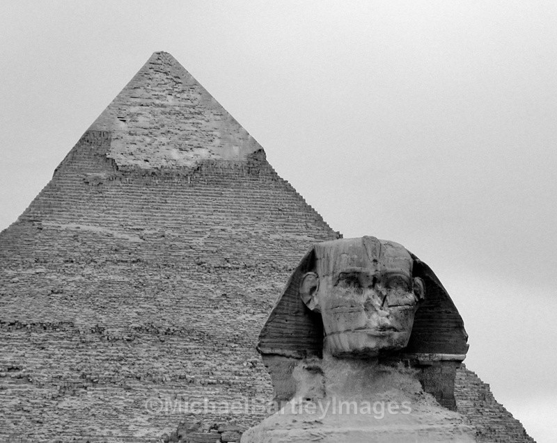 Giza Egypt - Black and White