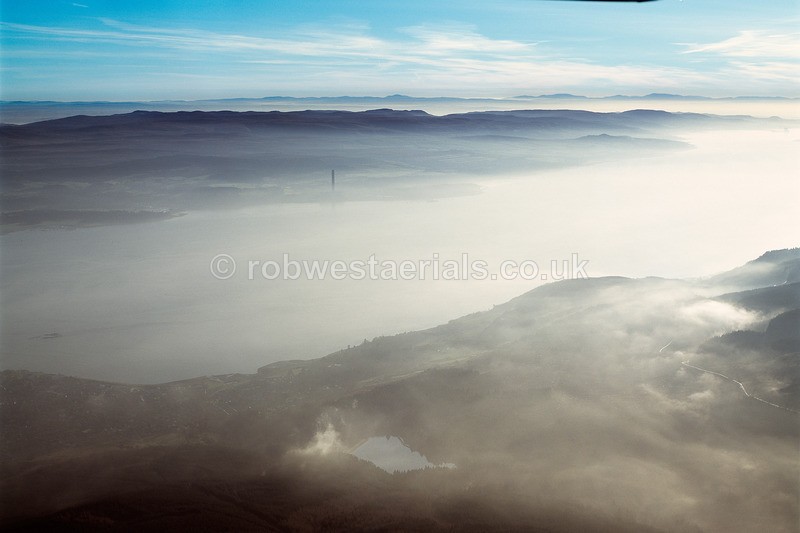 River Clyde from Dunoon to Inverkip in Scotland