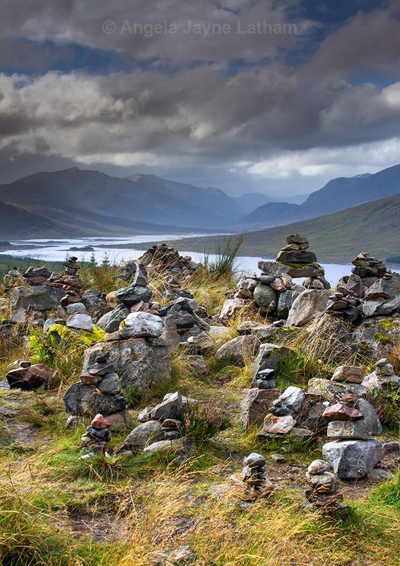 Glen Garry Cairns (portrait) - Highlands of Scotland