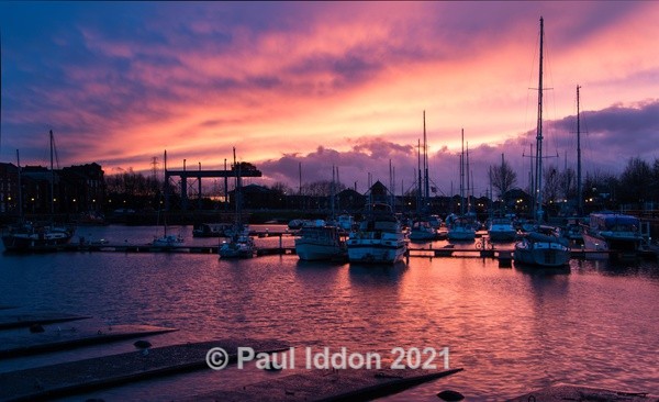 Preston Marina Sunset - Landscapes